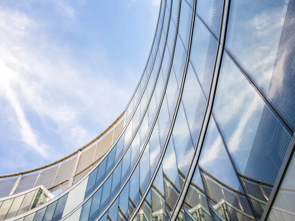 glass building